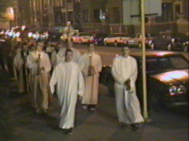 Good Friday Procession, St. Helen's Church Chicago (c) 2000 AHG/DJGunkel