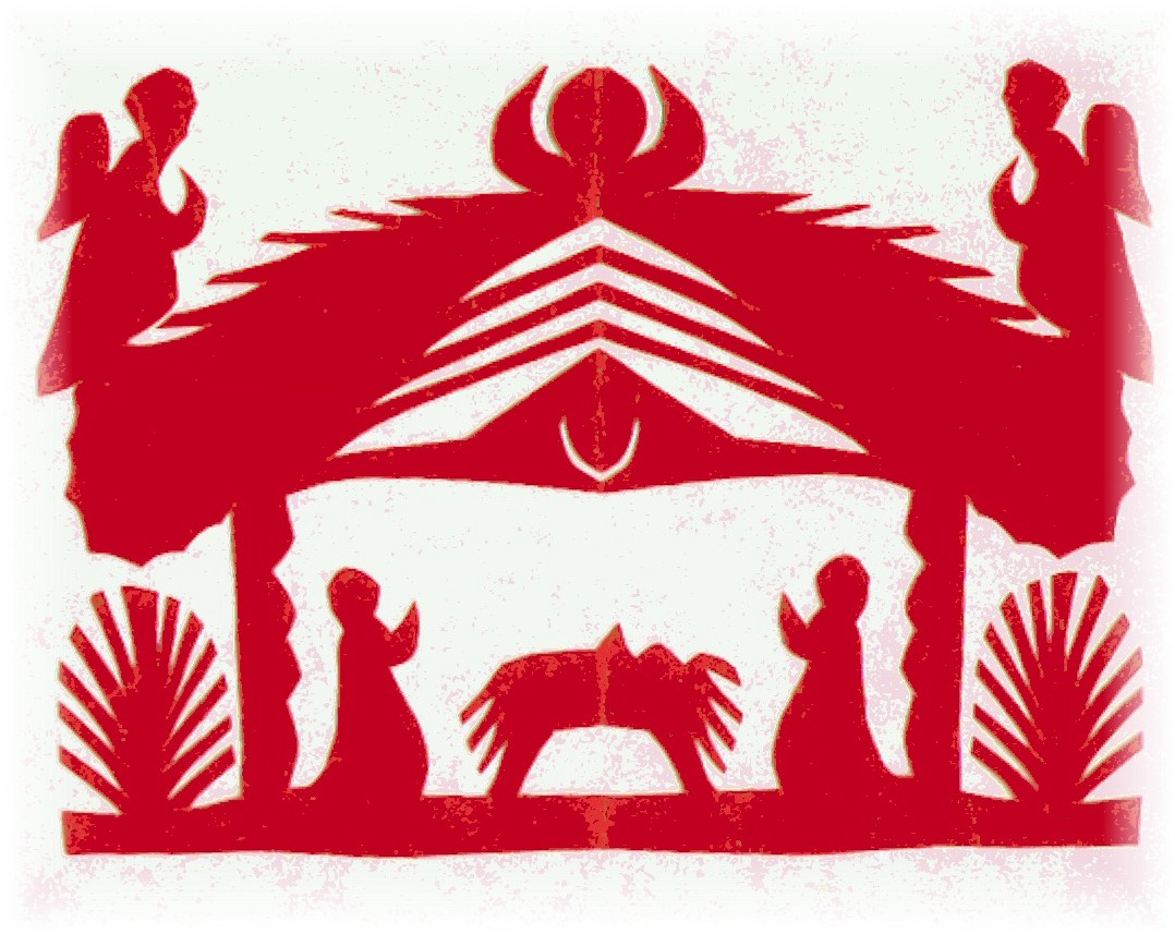 Polish Wycinanki Nativity